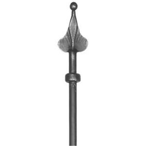 Pointe de lance en fer forgé, différentes dimensions