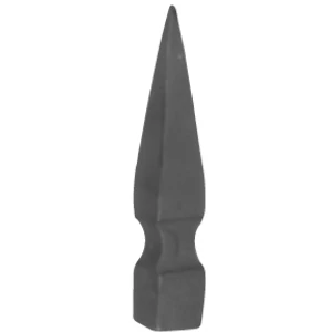 Pointe de lance en fer forgé, différentes dimensions