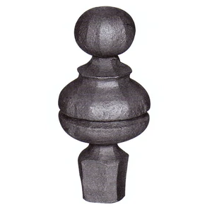 Boule d'escalier en fer forgé