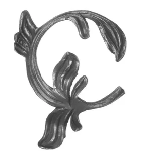 Feuille en fer forgé