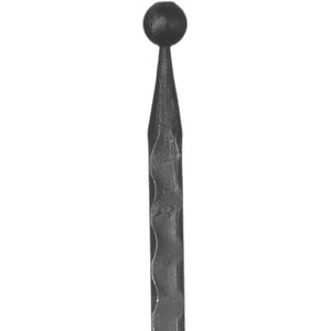 Pointe de lance en fer forgé, épais, différentes dimensions