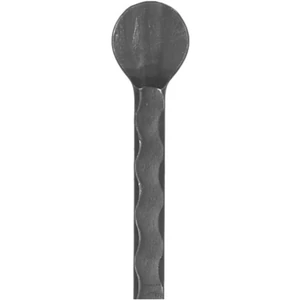 Pointe de lance en fer forgé, épais, différentes dimensions