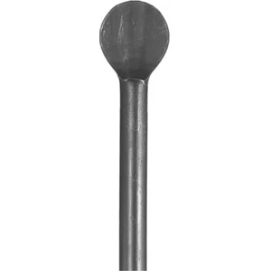 Pointe de lance en fer forgé, épais, différentes dimensions