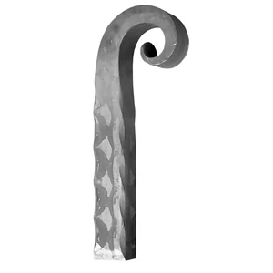 Pointe de lance en fer forgé, épais, différentes dimensions