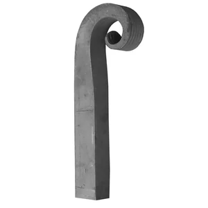 Pointe de lance en fer forgé, épais, différentes dimensions