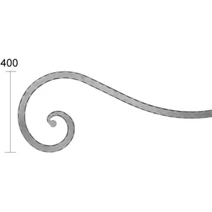 Arc de portail et de clôture, droite, différentes sections