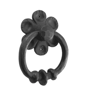 Heurtoir de porte forgé et ancienne laquée