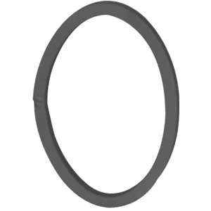 Cercle ovale, profil carré