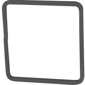 Bague carrée, profil carré, différentes sections