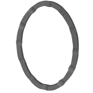 Cercle ovale, profil carré