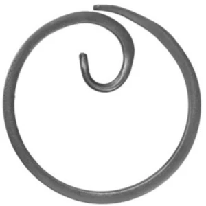 Cercle, forgé, profil plat, différentes sections et diamètres