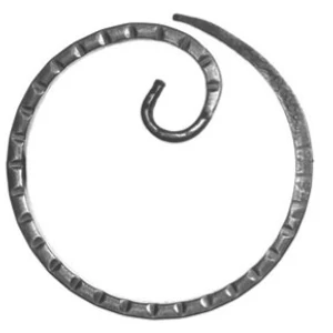 Cercle, forgé, profil plat "Scala", différentes sections et diamètres