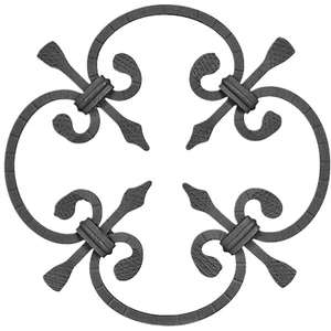 Rosace en fer forgé