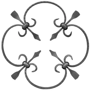 Rosace en fer forgé