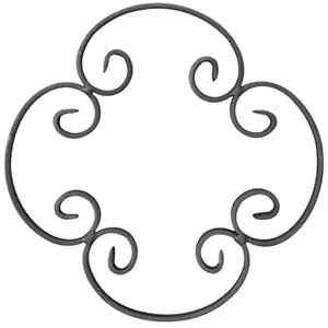 Rosace en fer forgé