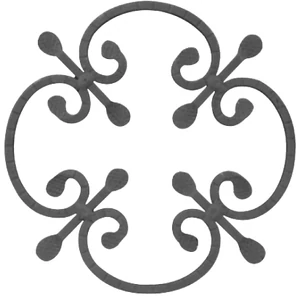 Rosace en fer forgé