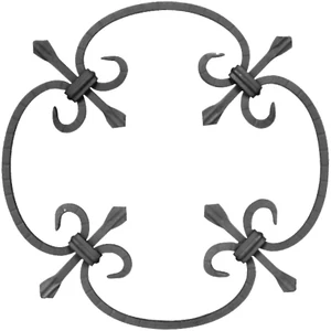 Rosace en fer forgé