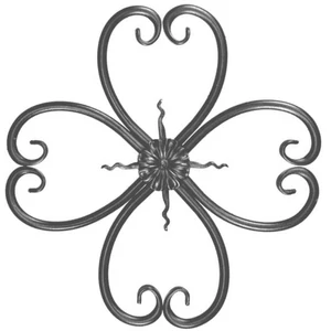 Ornement en fer forgé