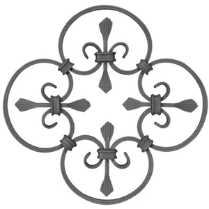 Rosace en fer forgé