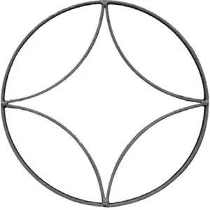 Ornement en fer forgé