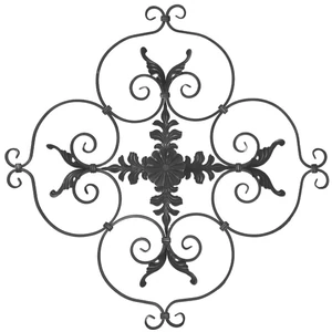 Panneau en fer forgé