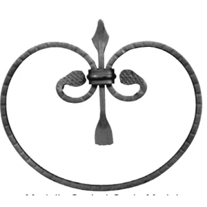 Élément décoratif, profil plat "Scala"