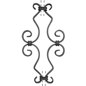 Volute en fer forgé à souder