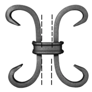 Volute en fer forgé à souder