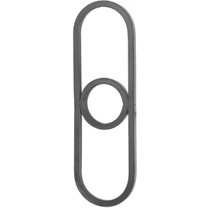 Cercle ovale, profil carré