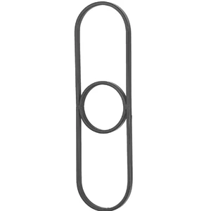Cercle ovale, profil plat