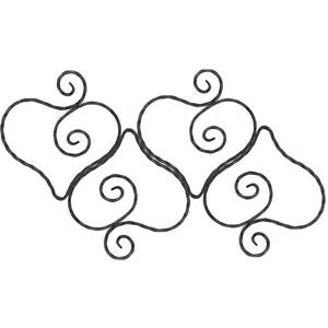 accessoire de ferronnerie, volute en fer forgé