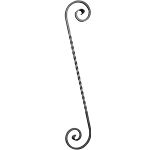 Grande volute en fer forgé, différentes sections et hauteurs