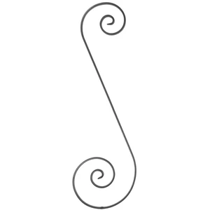 Grande volute en fer forgé, différentes hauteurs