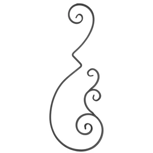 Grande volute en fer forgé