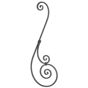 Grande volute en fer forgé