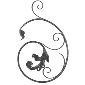 accessoire de ferronnerie, volute en fer forgé