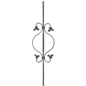 Barreau baroque en fer forgé
