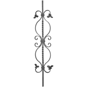 Barreau baroque en fer forgé
