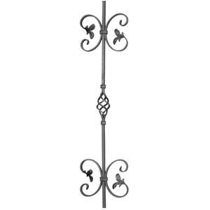 Barreau baroque en fer forgé