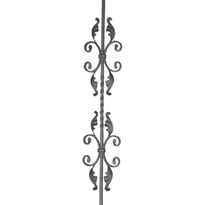Barreau baroque en fer forgé