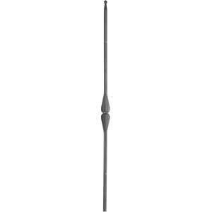 Barreau design moderne en fer forgé, profil rond, différentes sections