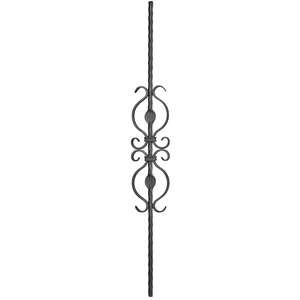 Barreau design moderne en fer forgé avec décor classique