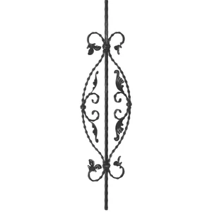 Barreau baroque en fer forgé