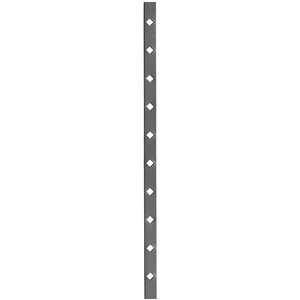 Plat acier à trous de diamant, distance entre les centres de trous 74,5mm, différentes sections