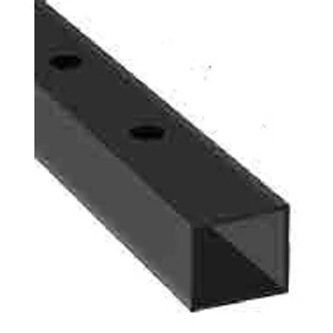 Tube carré perforé 40x40x3mm, différentes dimensions de trous