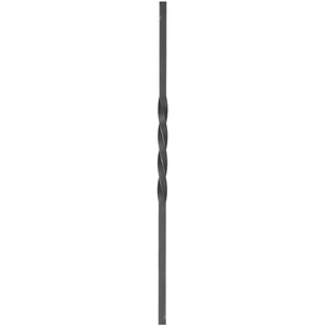 Poteau départ de rampe d'escalier, différentes sections