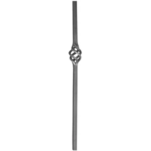 accessoire de ferronnerie, poteau en fer forgé