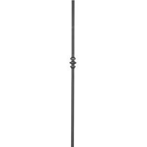 Poteau départ de rampe d'escalier, différentes sections