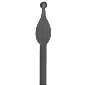 Pointe de lance en fer forgé, différentes dimensions