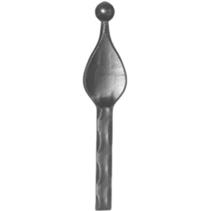 Pointe de lance en fer forgé, différentes dimensions